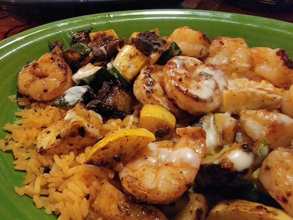 Arroz Con Camarones a La Crema