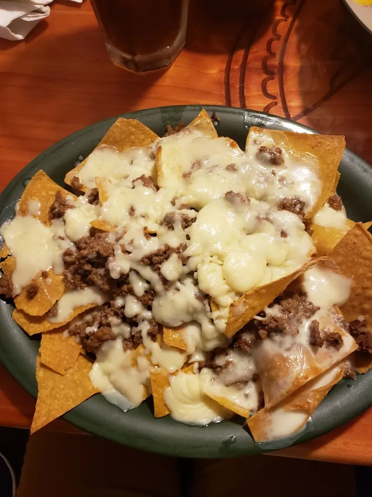 Beef Nachos with Cheese